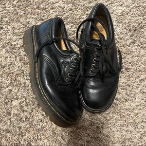 Dr. Marten Black Oxford Shoes